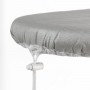Rayen Copri asse da stiro - 100% Cotone cat. Basic e singola spugna - Taglia XS (111x31)cm, grigio Aluminium