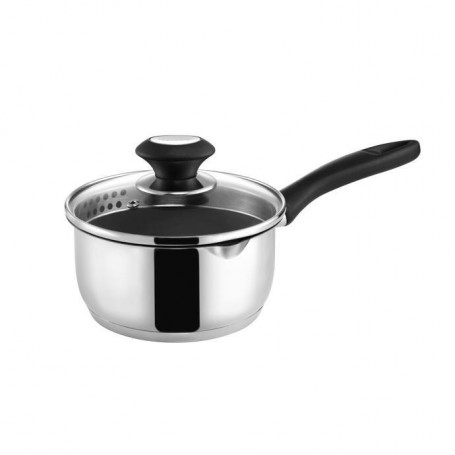Tescoma casseruola 1 manico antiaderente con coperchio, ø 16 cm, 1.5 l "Presto"