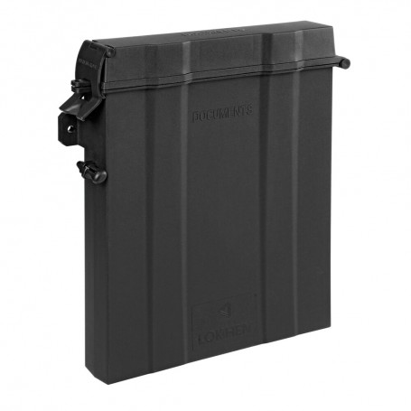 Lampa Porta documenti per camion "Top" rettangolare (L.31,8xP.7,4xH.36,7)cm, nero