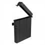 Lampa Porta documenti per camion "Top" rettangolare (L.31,8xP.7,4xH.36,7)cm, nero