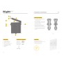 Lampa Porta documenti per camion "Top" rettangolare (L.31,8xP.7,4xH.36,7)cm, nero