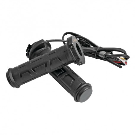 Lampa Coppia di Manopole riscaldate per Moto con Comando acceleratore - 12V - 4 regolazioni