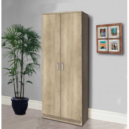 Mobile Art.134 2 Ante e 5 Ripiani interni (71x38xh182) cm, rovere