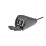 Lampa Doppio caricatore "USB-Fix Trek" da manubrio 5400mA - 12/24V