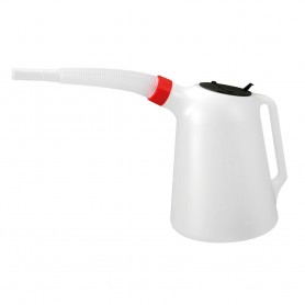 Lampa Travasatore graduato con beccuccio flessibile e tappo di chiusura - caraffa in HDPE da 5 litri