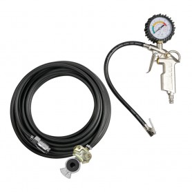 Lampa Kit Gonfiaggio pneumatici per camion - Tubo L.12mt + Pistola con manometro