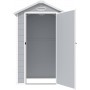 Casetta "Harmony Small Store" in PP con porta battente e finestra (L.134 x P.104 x H.204)cm, grigio chiaro
