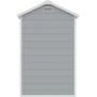 Casetta "Harmony Small Store" in PP con porta battente e finestra (L.134 x P.104 x H.204)cm, grigio chiaro