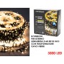 Luci 3000 Led Bianco Caldo per esterno con bobina