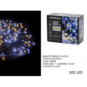 Luci led Caldo/Freddo 500 per esterno Pro