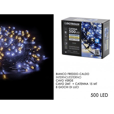 Luci led Caldo/Freddo 500 per esterno Pro