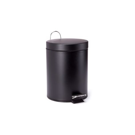 Spirella Pattumiera a pedale Steel 3l colore nero opaco