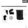 Spirella Pattumiera a pedale Steel 3l colore nero opaco