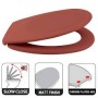 Spirella Sedile wc Neela colore terracotta