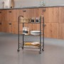 Metaltex Scaffaletto con 3 Cesti “Lugano Copper”