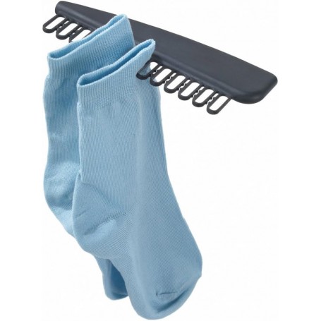 Metaltex Set 2 elementi porta calze universali in plastica PP, nero