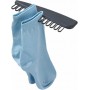 Metaltex Set 2 elementi porta calze universali in plastica PP, nero