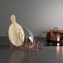 Metaltex Porta Coperchi e Taglieri da Appoggio “Cricket Copper” 6 Posti