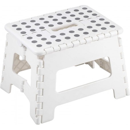 Sgabello pieghevole Clic-Clac bianco