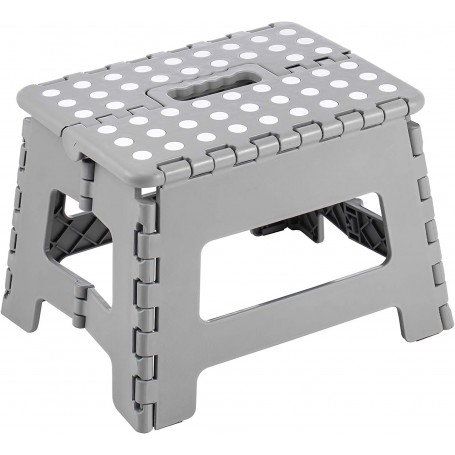 Sgabello pieghevole Clic-Clac grigio