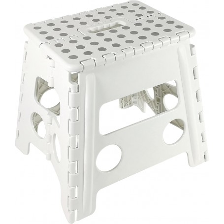 Sgabello pieghevole Clic-Clac bianco alto