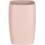 Spirella Porta spazzolini retro in ceramica di colore rosa pastello