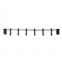Tescoma Barra Porta Utensili 39 Cm, Con 6 Ganci "Space Line"