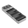Metaltex Portaposate regolabile “Uni-Fit” con piedini antiscivolo