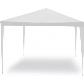 Gazebo Facile Bianco 3x3 m – Struttura Leggera per Giardino, Eventi e Mercati