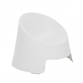 Sedia Giardino in PP bianca resistente e leggera