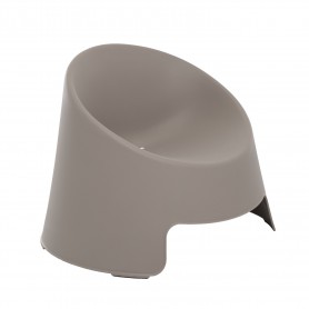 Sedia Giardino in PP tortora resistente e leggera