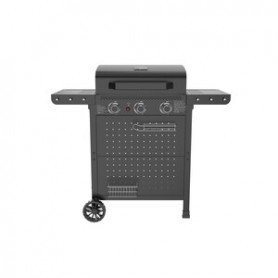 Barbecue a gas 3 fuochi 7,5 kW con griglia in ghisa (55x34)cm