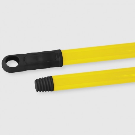 Professional Manico Metal Robust 1,30 m Giallo – Manico per pulizia
