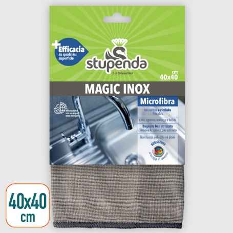 Panno Magic Acciaio Inox 40x40 cm – Panno lucidante