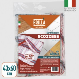 Brillà Strofinaccio Scozzese 43x60 cm – Panno cucina