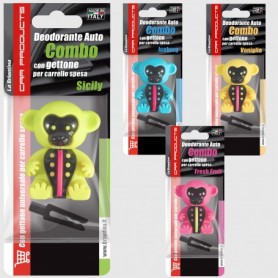 Car Products Deodorante Auto Combo Monkey – Profumatore auto