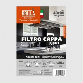 Filtro Cappa Brillà Nero – Ricambio Universale