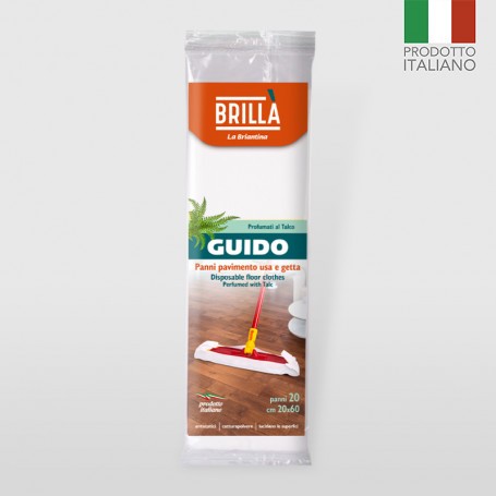 Panni Ricambio Brillà Guido Talco 24x60 cm – 20 Pezzi