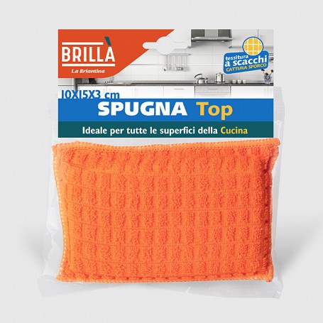 Spugna Brillà Top 15x10x3 cm – Multiuso