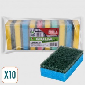Spugne Abrasive “Giulia” Brillà 10 pz