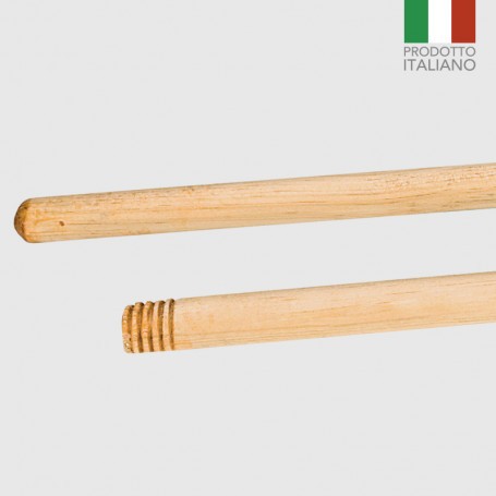 Manico in Legno per Scope 1,20 m Brillà