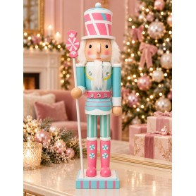 Schiaccianoci decorativo natalizio H 38 cm
