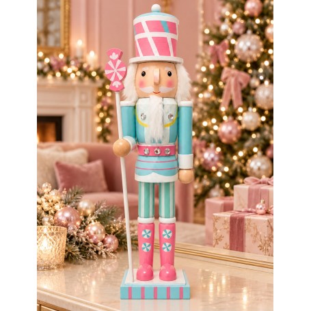 Schiaccianoci decorativo natalizio H 38 cm