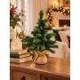 Albero di Natale decorativo con base in juta – Ø 9,5 x H 45 cm