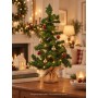Albero di Natale decorativo con base in juta – Ø 11 x H 60 cm