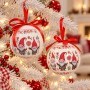 Set 14 Palline di Natale 75 mm Mix 2 Assortimenti in Scatola Decorativa