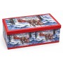 Set 14 Palline di Natale 75 mm Mix 2 Assortimenti con Scatola Decorativa
