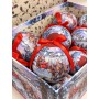 Set 14 Palline di Natale 75 mm Mix 2 Assortimenti con Scatola Decorativa