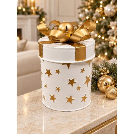 Scatola Pacco Regalo Bianca H 23 cm