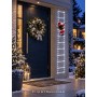 Babbo Natale con Scala Luminosa 1 m 6500K Bianco Freddo IP44